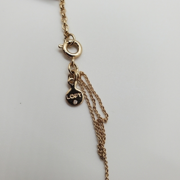 LOFT CATMAMA Gold tone necklace - Picture 3 of 4
